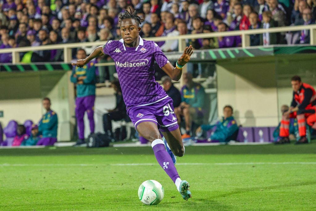 Christian Kouamé, attaccante della Fiorentina