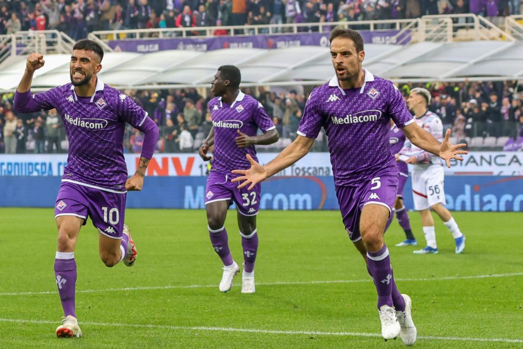 Giacomo Bonaventura e Nico González, giocatori della Fiorentina