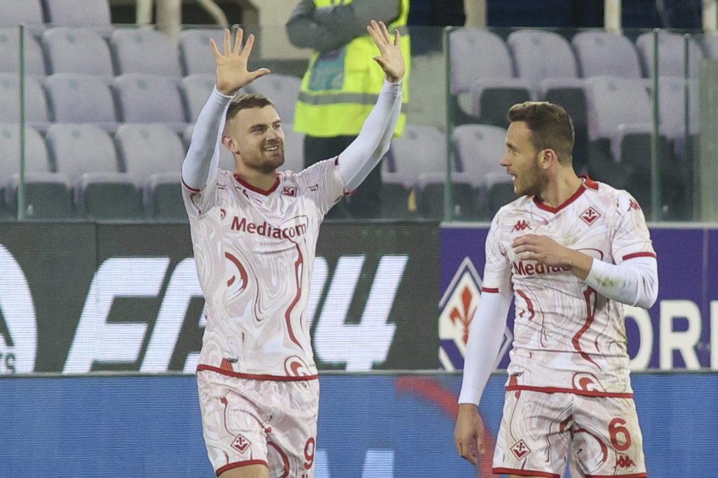 Lucas Beltrán, attaccante della Fiorentina.