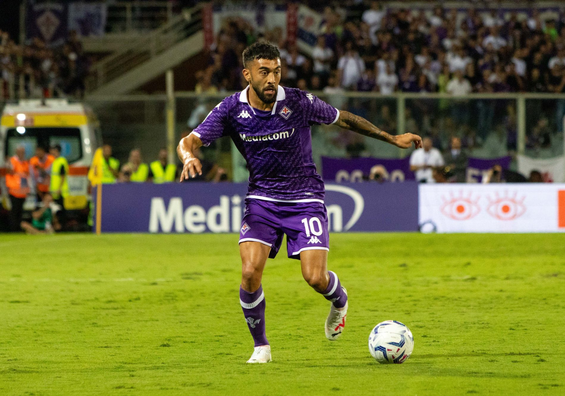 Nico González, attaccante della Fiorentina.