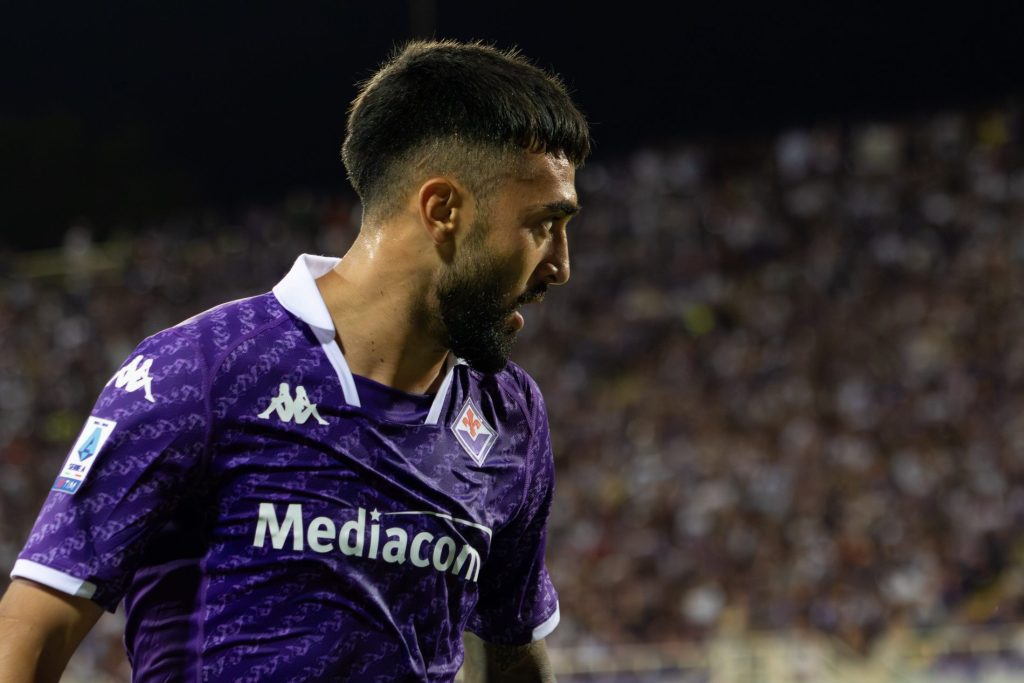 Nico González, attaccante della Fiorentina.