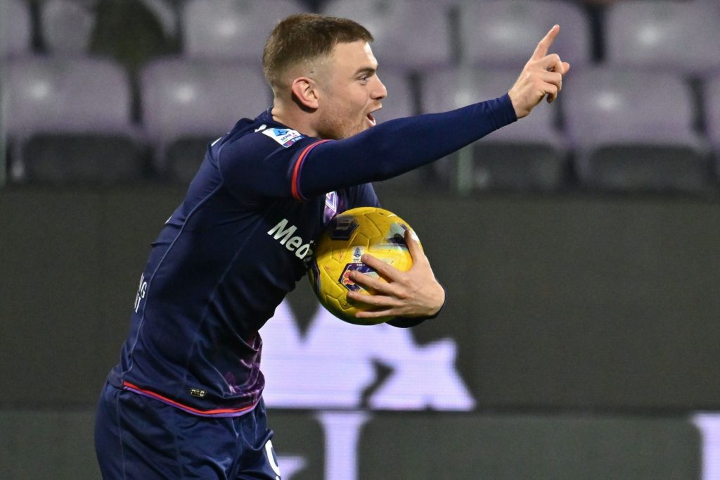 Lucas Beltrán, attaccante della Fiorentina