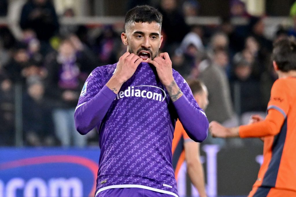 Nico González, attaccante della Fiorentina.