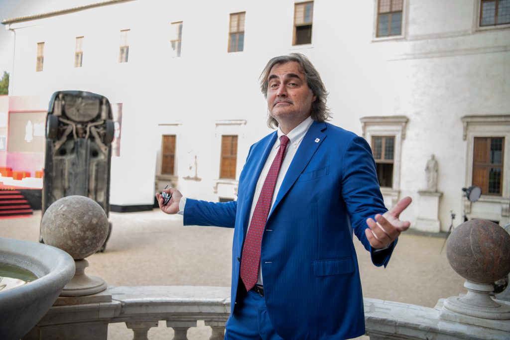 Pierluigi Pardo, giornalista sportivo.