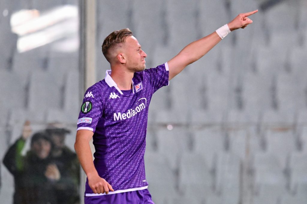 Antonin Barák, centrocampista della Fiorentina