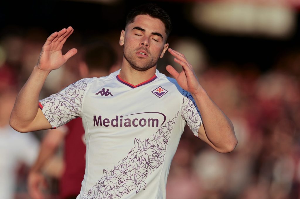 Riccardo Sottil, attaccante della Fiorentina