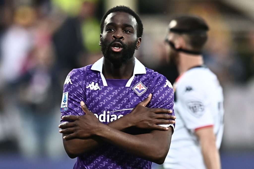 Jonathan Ikoné, attaccante della Fiorentina