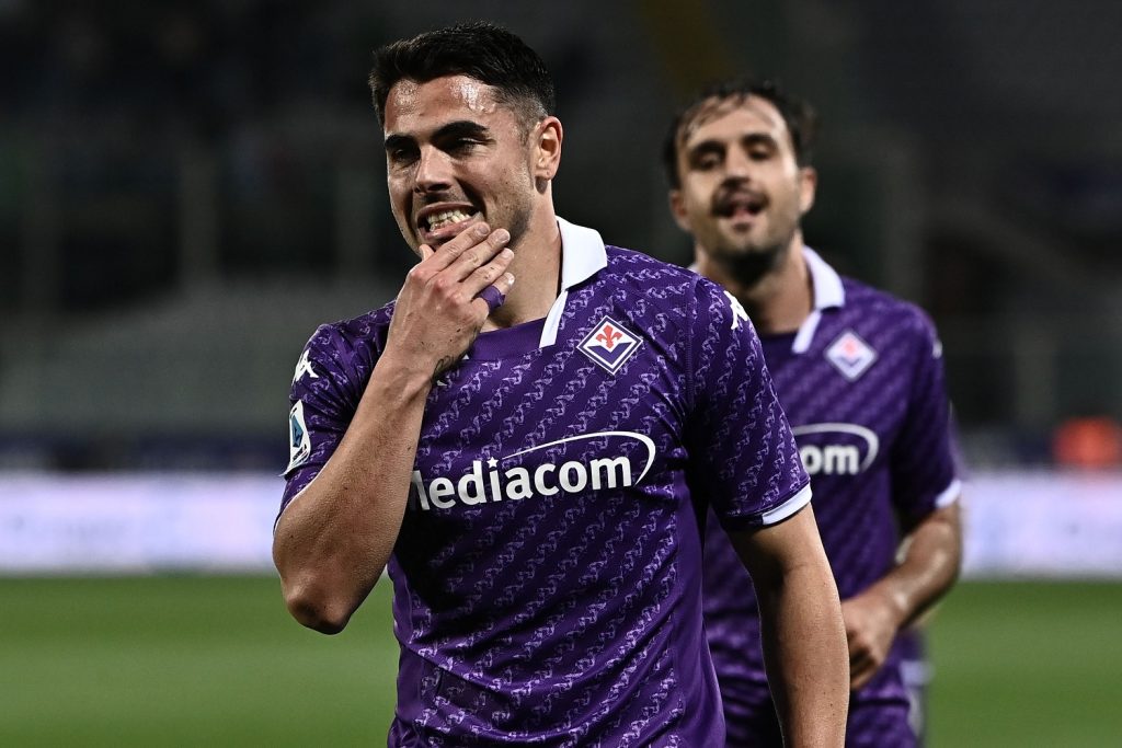 Riccardo Sottil, attaccante della Fiorentina.