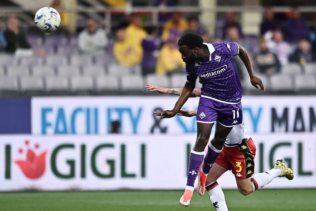 Jonathan Ikoné, attaccante della Fiorentina