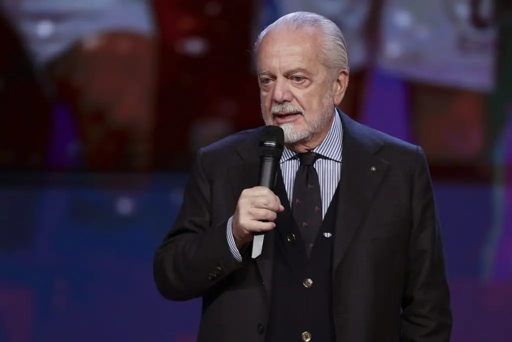 Aurelio De Laurentiis, presidente del Napoli