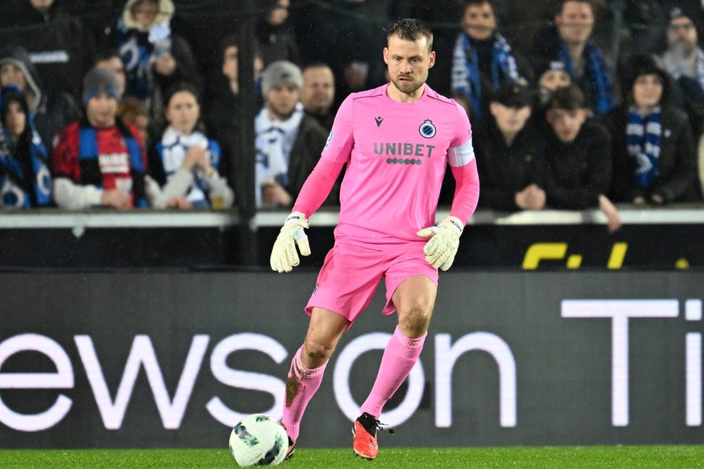 Simon Mignolet, portiere del Club Bruges.