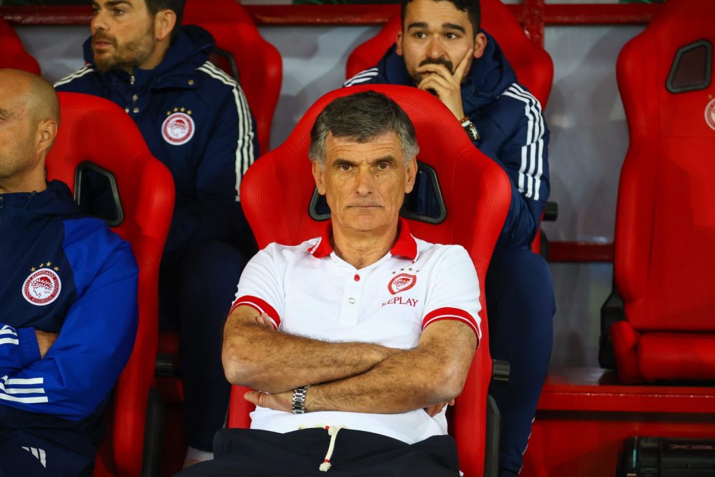 José Luis Mendilibar, tecnico dell'Olympiacos