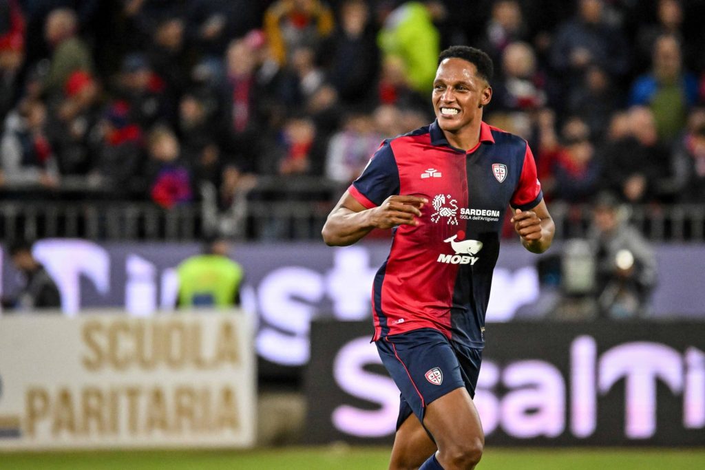 Yerry Mina, ex difensore della Fiorentina ora al Cagliari
