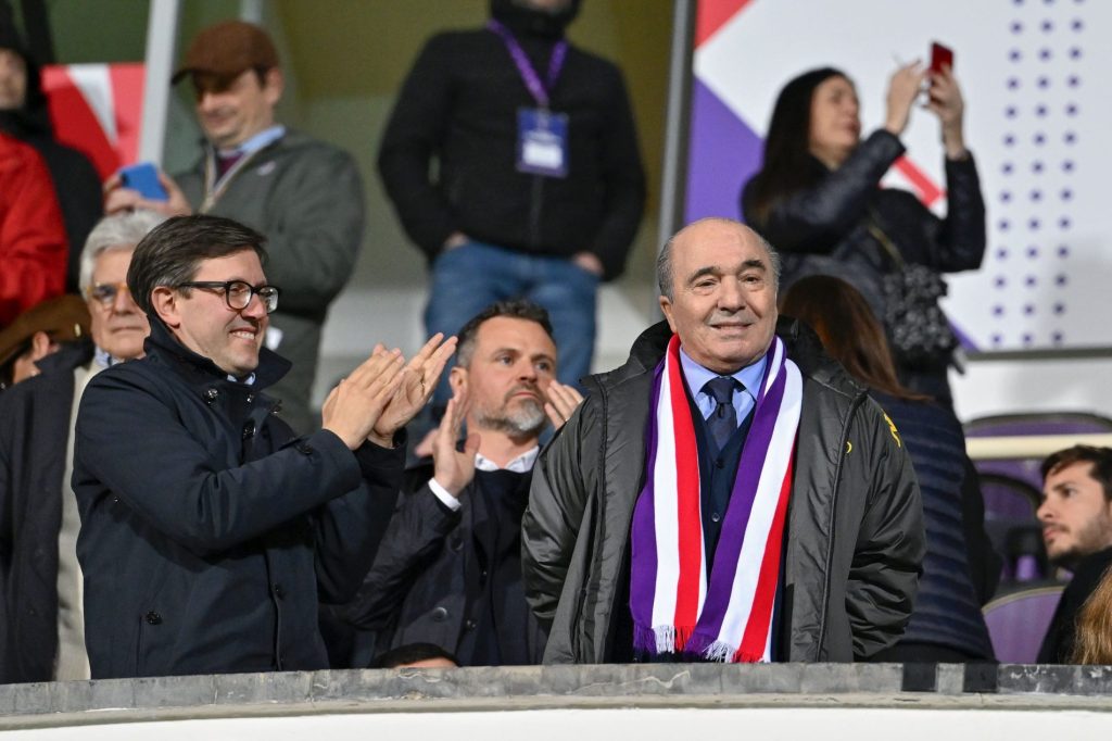 Dario Nardella e Rocco Commisso, sindaco di Firenze e presidente della Fiorentina