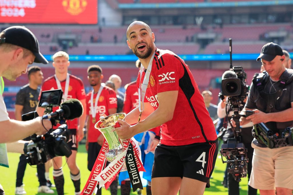 Sofyan Amrabat, centrocampista del Manchester United