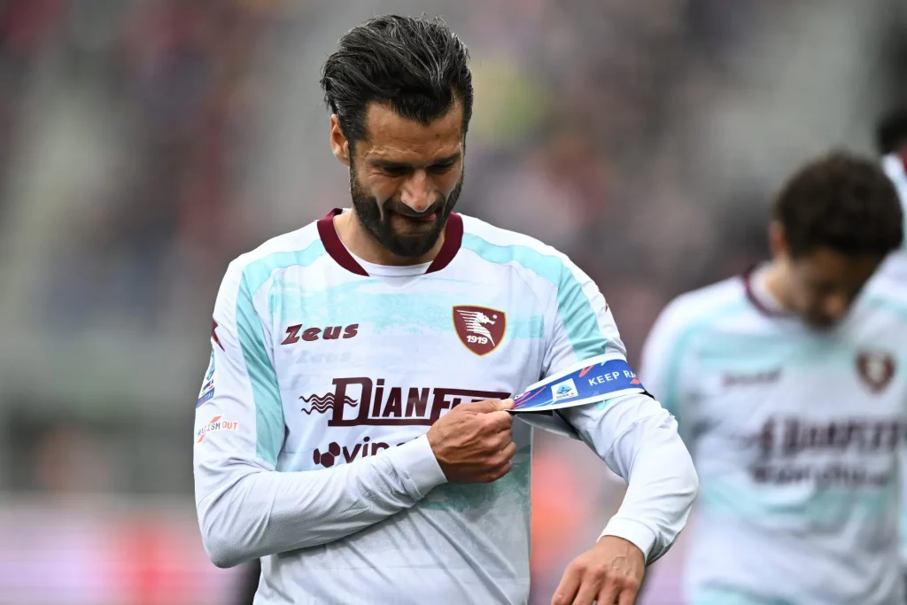 Antonio Candreva, giocatore della Salernitana