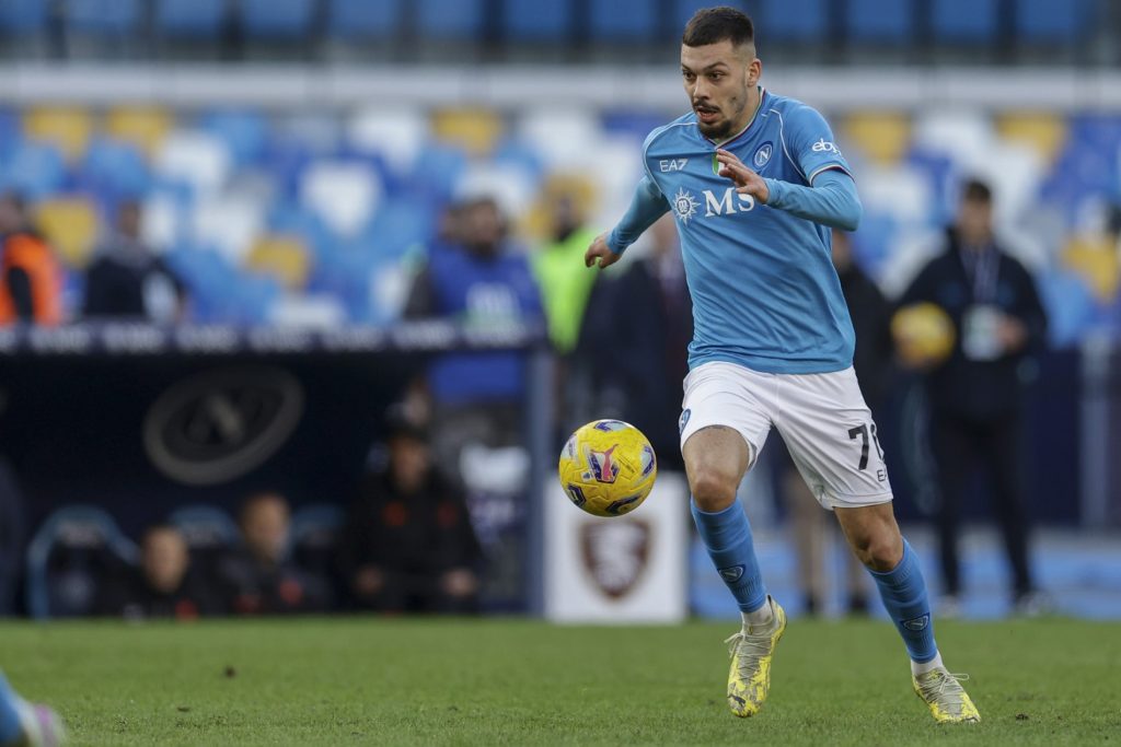 Gianluca Gaetano, centrocampista del Napoli