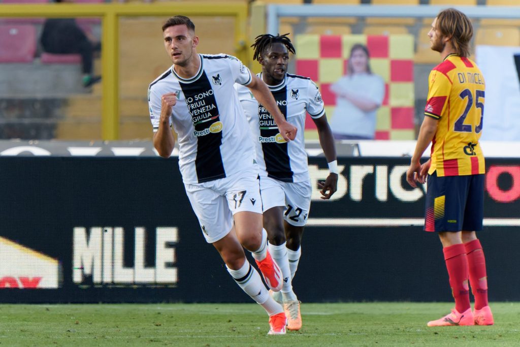 Lorenzo Lucca, attaccante dell'Udinese