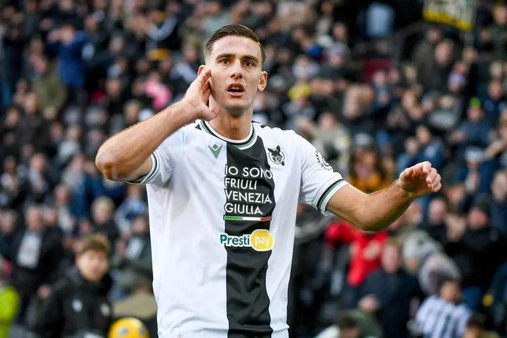 Lorenzo Lucca, attaccante dell'Udinese