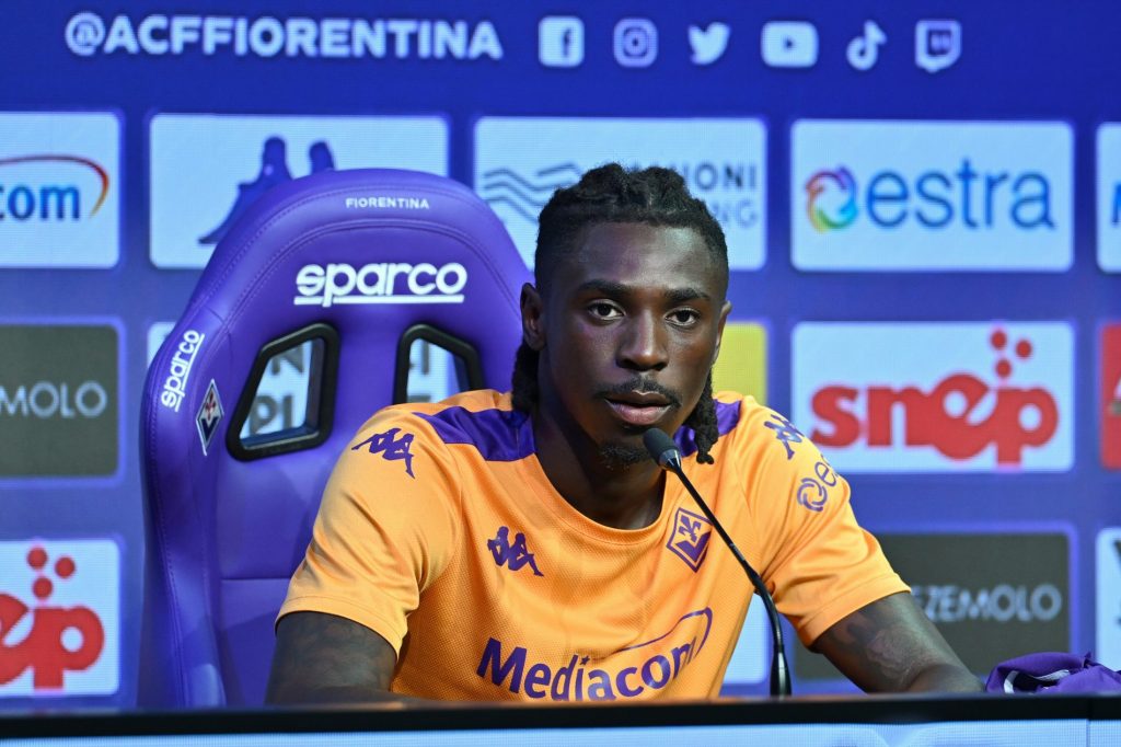 Moise Kean, attaccante della Fiorentina