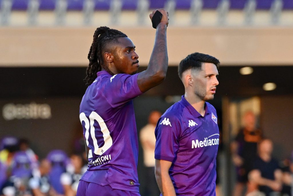 Moise Kean, attaccante della Fiorentina