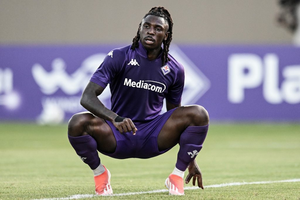 Moise Kean, attaccante della Fiorentina