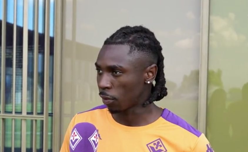 Moise Kean, attaccante della Fiorentina