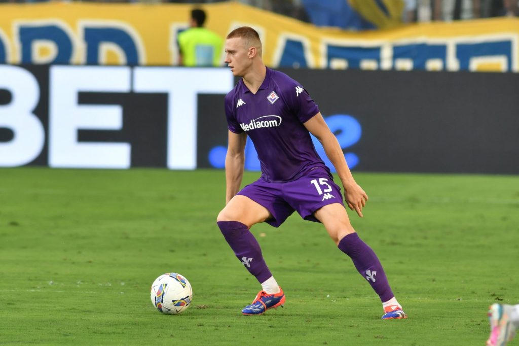 Pietro Comuzzo, difensore della Fiorentina