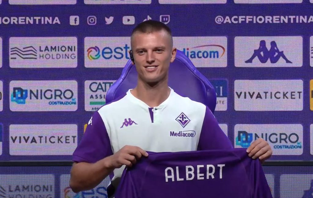 Albert Gudmundsson, giocatore della Fiorentina