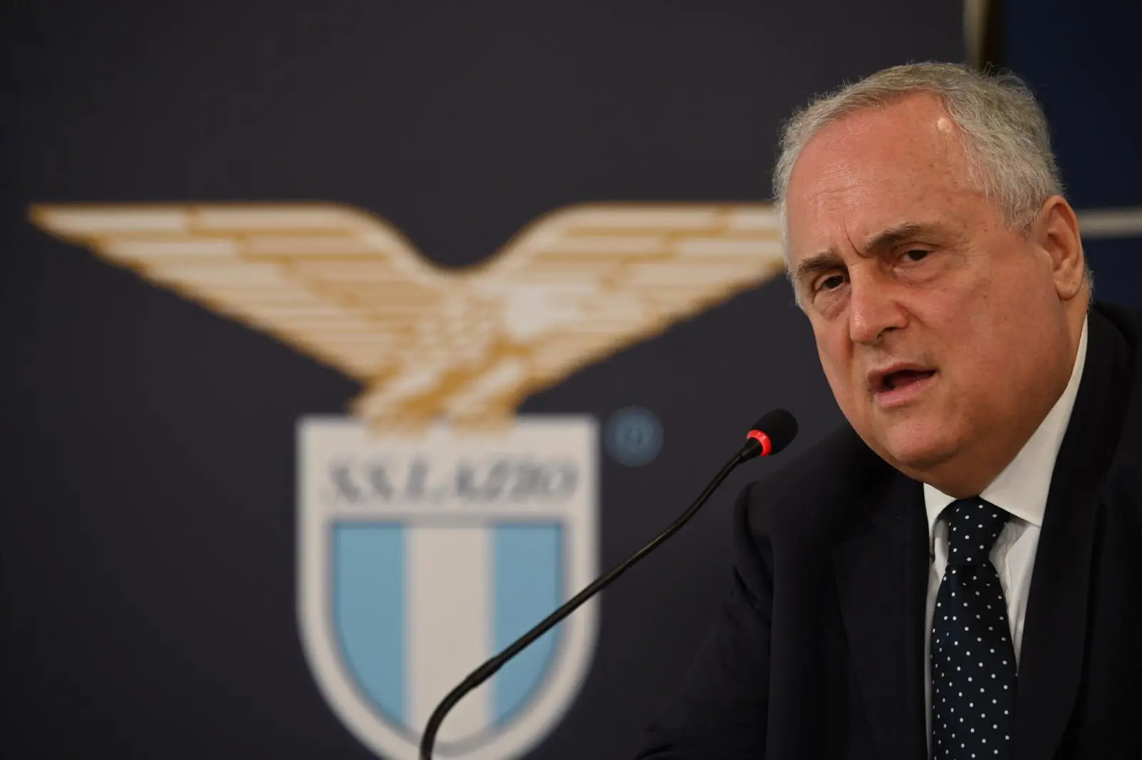 Claudio Lotito, presidente della Lazio