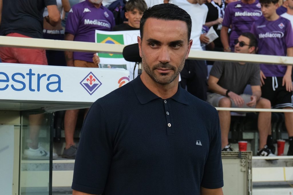 Raffaele Palladino, tecnico della Fiorentina.