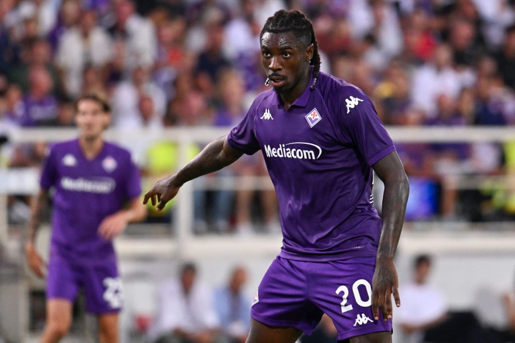 Moise Kean, attaccante della Fiorentina