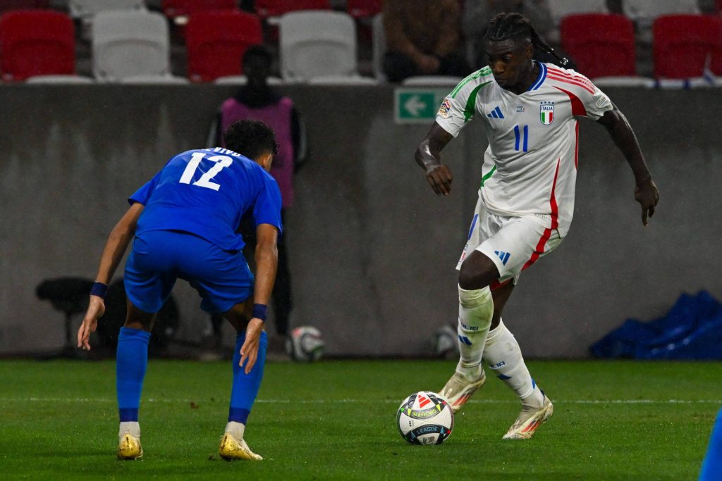 Moise Kean, attaccante della Fiorentina
