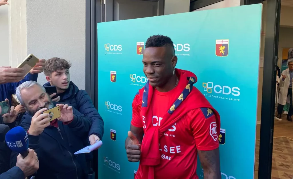 Mario Balotelli, attaccante del Genoa