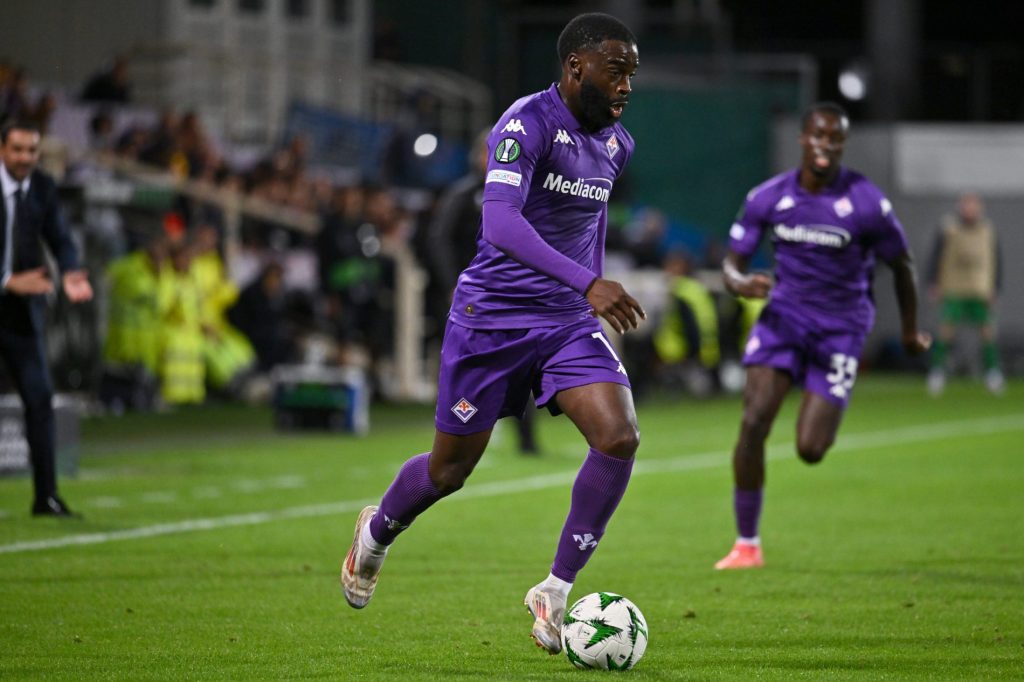 Jonathan Ikoné, attaccante della Fiorentina