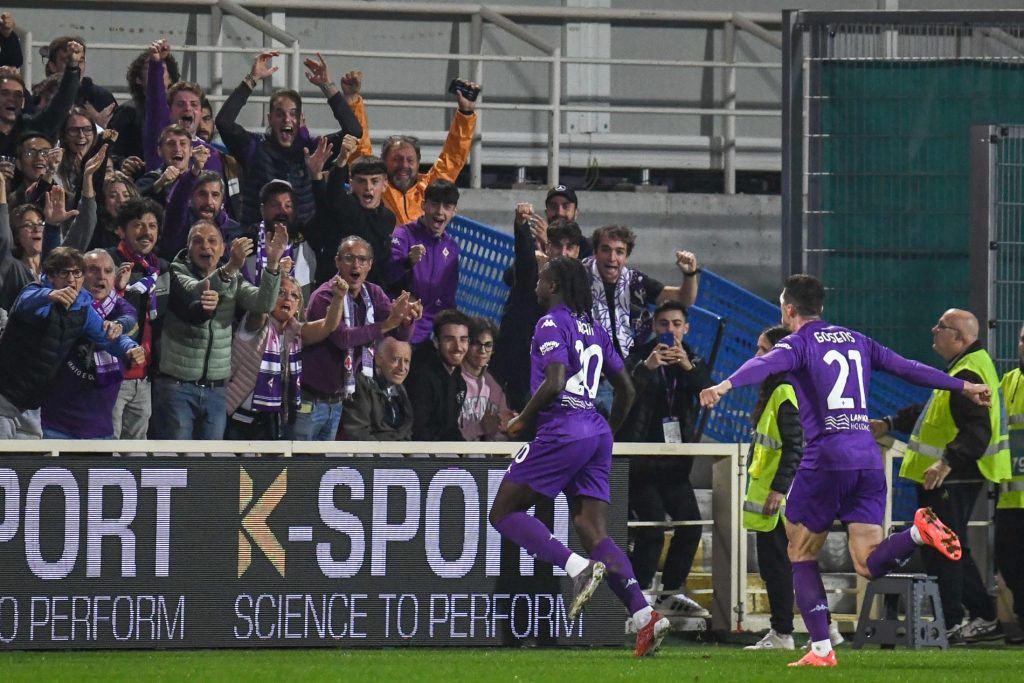 Moise Kean, attaccante della Fiorentina