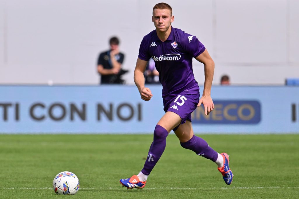 Pietro Comuzzo, difensore della Fiorentina