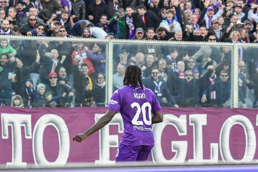 Moise Kean, attaccante della Fiorentina