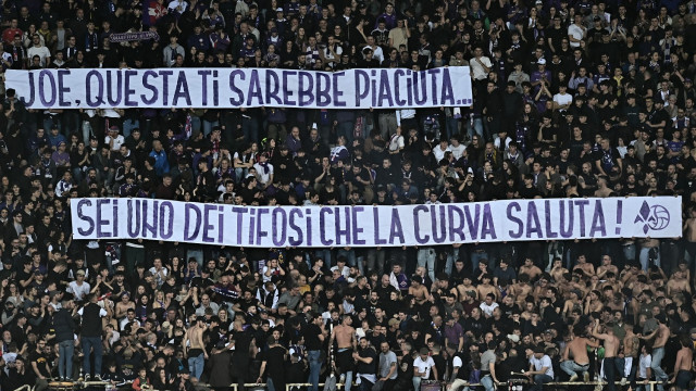 Mp Firenze 30/03/2024 - campionato di calcio serie A / Fiorentina-Milan / foto Matteo Papini/Image Sport
nella foto: striscione tifosi Fiorentina